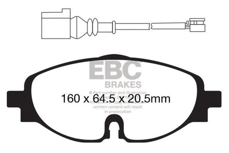 EBC Brakes UD1760 Ultimax OEM Replacement Brake Pads - Roam Overland Outfitters