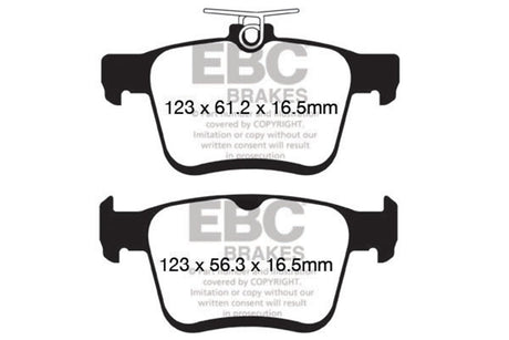 EBC Brakes UD1761 Ultimax OEM Replacement Brake Pads - Roam Overland Outfitters