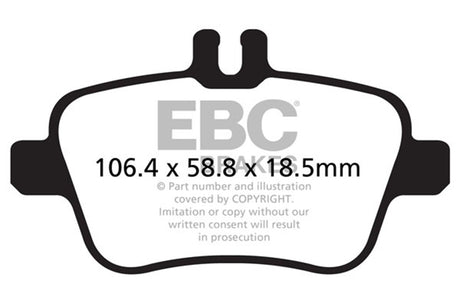 EBC Brakes UD1646 Ultimax OEM Replacement Brake Pads - Roam Overland Outfitters