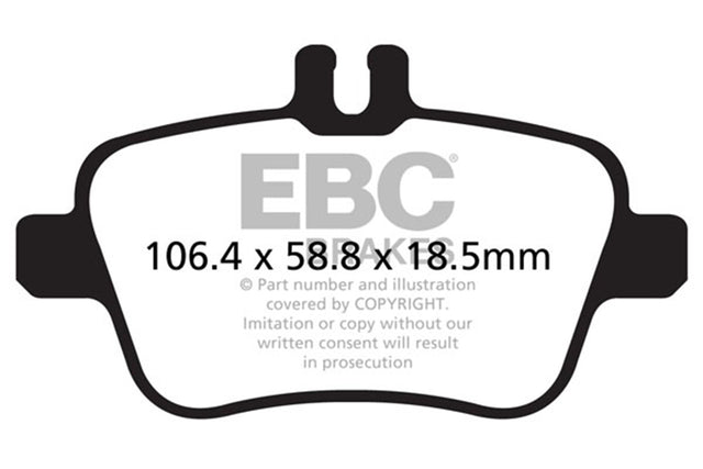 EBC Brakes UD1646 Ultimax OEM Replacement Brake Pads - Roam Overland Outfitters