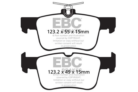 EBC Brakes UD1665 Ultimax OEM Replacement Brake Pads - Roam Overland Outfitters
