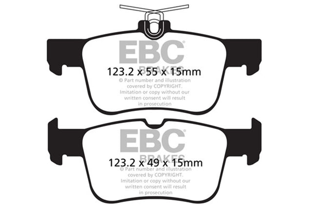 EBC Brakes UD1665 Ultimax OEM Replacement Brake Pads - Roam Overland Outfitters