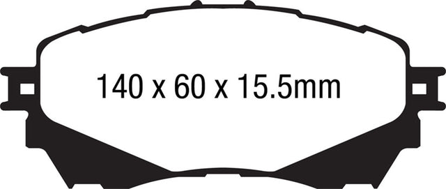 EBC Brakes UD1711 Ultimax OEM Replacement Brake Pads - Roam Overland Outfitters