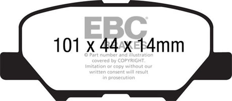 EBC Brakes UD1679 Ultimax OEM Replacement Brake Pads - Roam Overland Outfitters