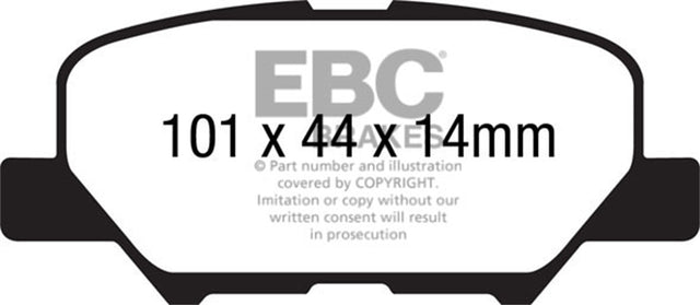 EBC Brakes UD1679 Ultimax OEM Replacement Brake Pads - Roam Overland Outfitters