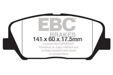EBC Brakes UD1827 Ultimax OEM Replacement Brake Pads - Roam Overland Outfitters