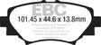 EBC Brakes UD1729 Ultimax OEM Replacement Brake Pads - Roam Overland Outfitters