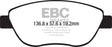 EBC Brakes UD1778 Ultimax OEM Replacement Brake Pads - Roam Overland Outfitters