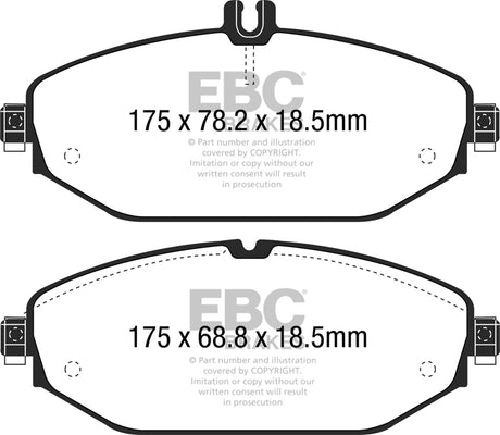 EBC Brakes UD1794 Ultimax OEM Replacement Brake Pads - Roam Overland Outfitters