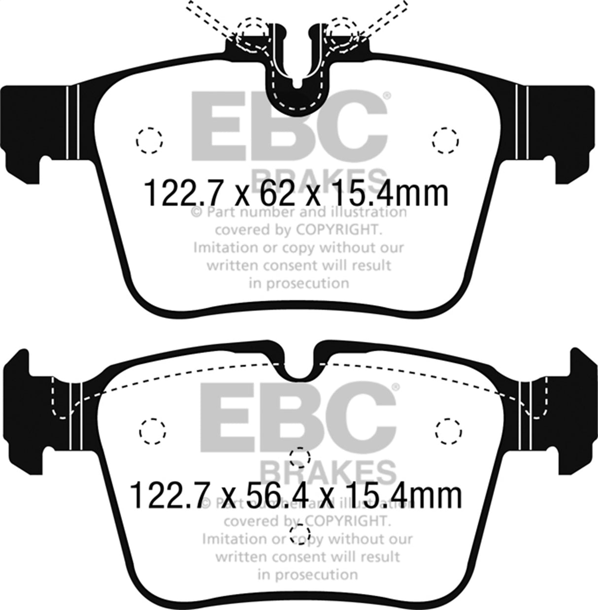 EBC Brakes UD1795 Ultimax OEM Replacement Brake Pads - Roam Overland Outfitters