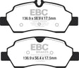 EBC Brakes UD1775 Ultimax OEM Replacement Brake Pads - Roam Overland Outfitters