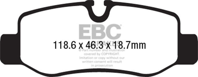EBC Brakes UD1893 Ultimax OEM Replacement Brake Pads - Roam Overland Outfitters