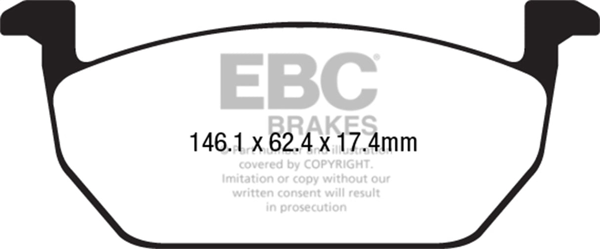 EBC Brakes UD1968 Ultimax OEM Replacement Brake Pads - Roam Overland Outfitters