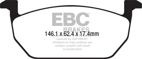 EBC Brakes UD1968 Ultimax OEM Replacement Brake Pads - Roam Overland Outfitters