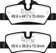 EBC Brakes UD1800 Ultimax OEM Replacement Brake Pads - Roam Overland Outfitters