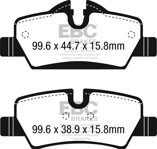 EBC Brakes UD1800 Ultimax OEM Replacement Brake Pads - Roam Overland Outfitters