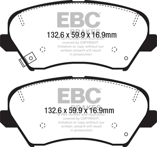 EBC Brakes UD1828 Ultimax OEM Replacement Brake Pads - Roam Overland Outfitters