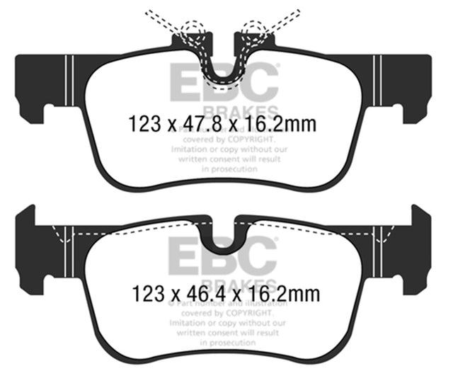 EBC Brakes UD1762 Ultimax OEM Replacement Brake Pads - Roam Overland Outfitters