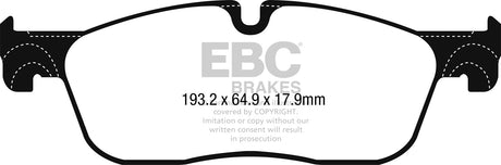 EBC Brakes UD18381 Ultimax OEM Replacement Brake Pads - Roam Overland Outfitters