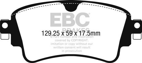 EBC Brakes UD1898 Ultimax OEM Replacement Brake Pads - Roam Overland Outfitters