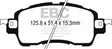 EBC Brakes UD1852 Ultimax OEM Replacement Brake Pads - Roam Overland Outfitters