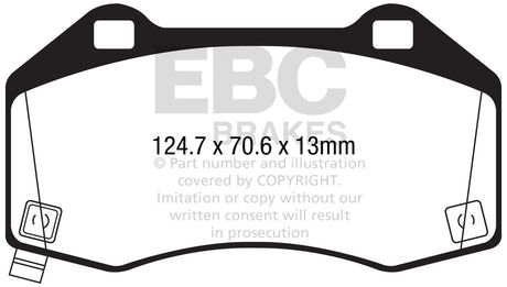 EBC Brakes UD13791 Ultimax OEM Replacement Brake Pads - Roam Overland Outfitters
