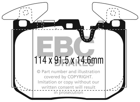 EBC Brakes UD16092 Ultimax OEM Replacement Brake Pads - Roam Overland Outfitters