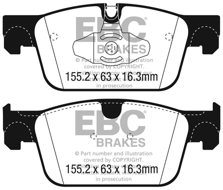 EBC Brakes UD1924 Ultimax OEM Replacement Brake Pads - Roam Overland Outfitters