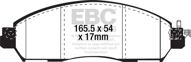 EBC Brakes UD2138 Ultimax OEM Replacement Brake Pads - Roam Overland Outfitters