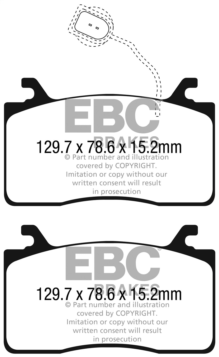 EBC Brakes UD2052 Ultimax OEM Replacement Brake Pads - Roam Overland Outfitters