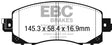 EBC Brakes UD2045 Ultimax OEM Replacement Brake Pads - Roam Overland Outfitters