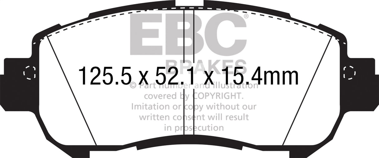 EBC Brakes UD2038 Ultimax OEM Replacement Brake Pads - Roam Overland Outfitters
