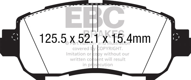 EBC Brakes UD2038 Ultimax OEM Replacement Brake Pads - Roam Overland Outfitters