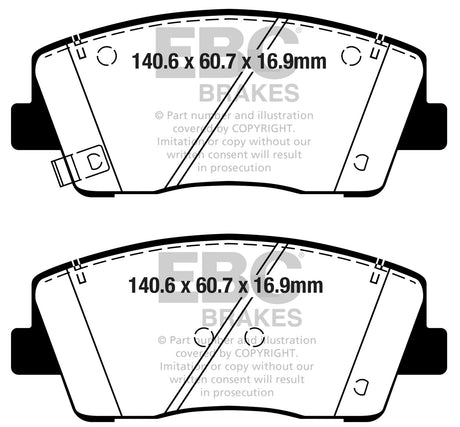 EBC Brakes UD2117 Ultimax OEM Replacement Brake Pads - Roam Overland Outfitters