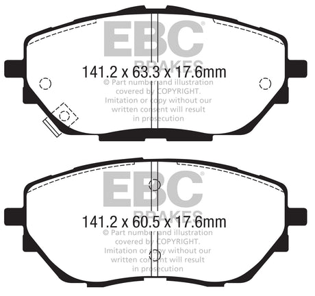 EBC Brakes UD2065 Ultimax OEM Replacement Brake Pads - Roam Overland Outfitters