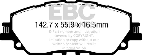 EBC Brakes UD2076 Ultimax OEM Replacement Brake Pads - Roam Overland Outfitters