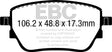 EBC Brakes UD1904 Ultimax OEM Replacement Brake Pads - Roam Overland Outfitters