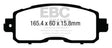 EBC Brakes UD1650 Ultimax OEM Replacement Brake Pads - Roam Overland Outfitters