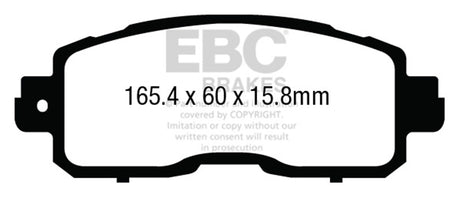 EBC Brakes UD1650 Ultimax OEM Replacement Brake Pads - Roam Overland Outfitters