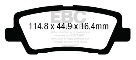 EBC Brakes UD1659 Ultimax OEM Replacement Brake Pads - Roam Overland Outfitters