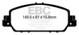 EBC Brakes UD1654 Ultimax OEM Replacement Brake Pads - Roam Overland Outfitters