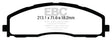 EBC Brakes UD1680 Ultimax OEM Replacement Brake Pads - Roam Overland Outfitters