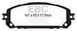 EBC Brakes UD1709 Ultimax OEM Replacement Brake Pads - Roam Overland Outfitters