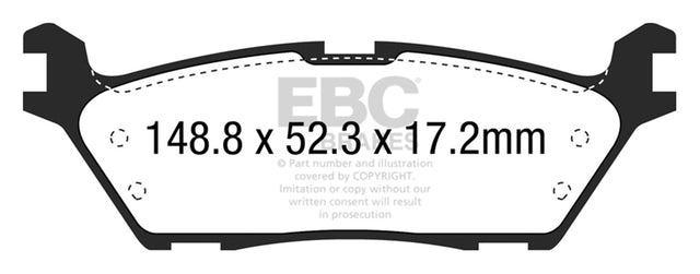 EBC Brakes UD1790 Ultimax OEM Replacement Brake Pads - Roam Overland Outfitters