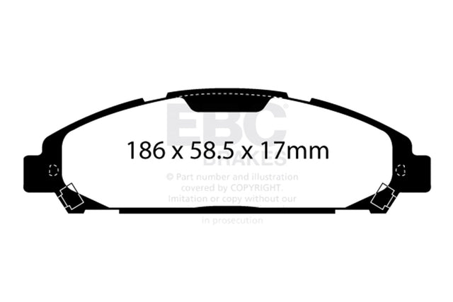 EBC Brakes UD1791 Ultimax OEM Replacement Brake Pads - Roam Overland Outfitters