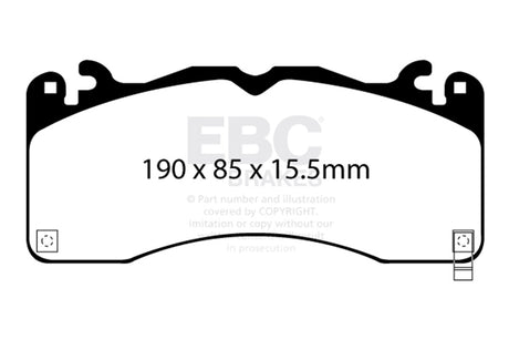 EBC Brakes UD1792 Ultimax OEM Replacement Brake Pads - Roam Overland Outfitters