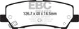 EBC Brakes UD1793 Ultimax OEM Replacement Brake Pads - Roam Overland Outfitters