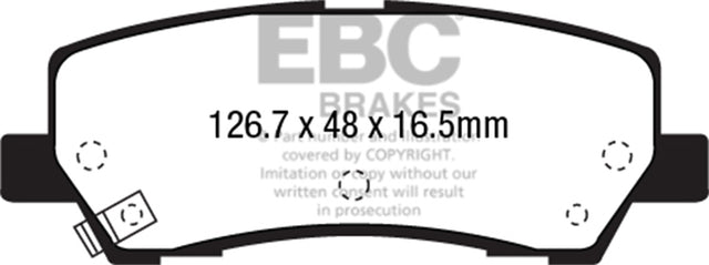 EBC Brakes UD1793 Ultimax OEM Replacement Brake Pads - Roam Overland Outfitters