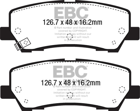 EBC Brakes UD1810 Ultimax OEM Replacement Brake Pads - Roam Overland Outfitters