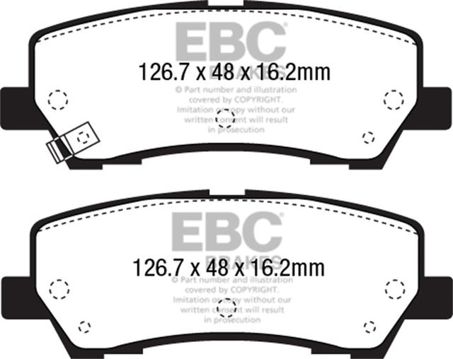 EBC Brakes UD1810 Ultimax OEM Replacement Brake Pads - Roam Overland Outfitters
